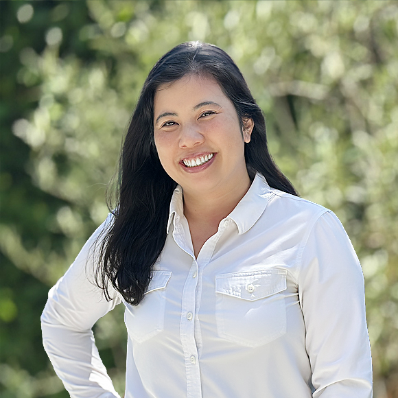 A headshot of Sandy Burns, Licensed Architect at Pica + Sullivan, a Los Angeles-based non-profit, religious, & educational architecture firm.